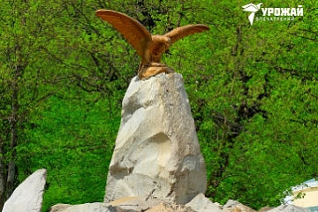 Скульптура Орла в курортном парке